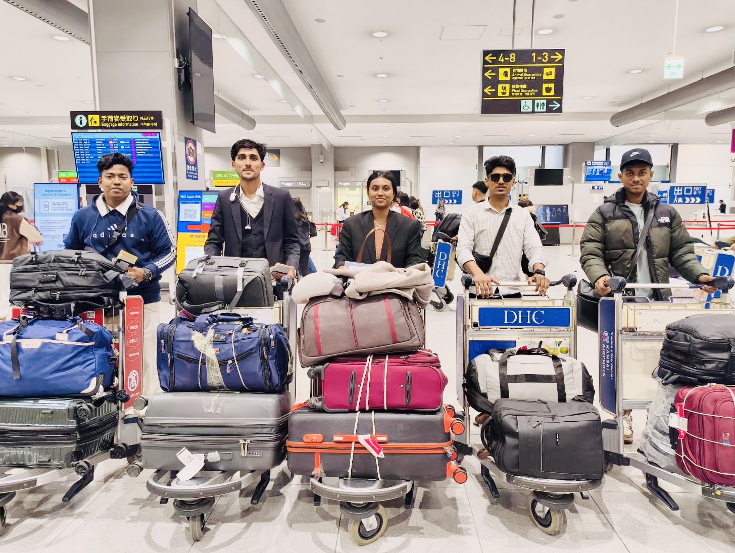 Student Departure for Japan